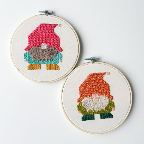 embroidery gnomes
