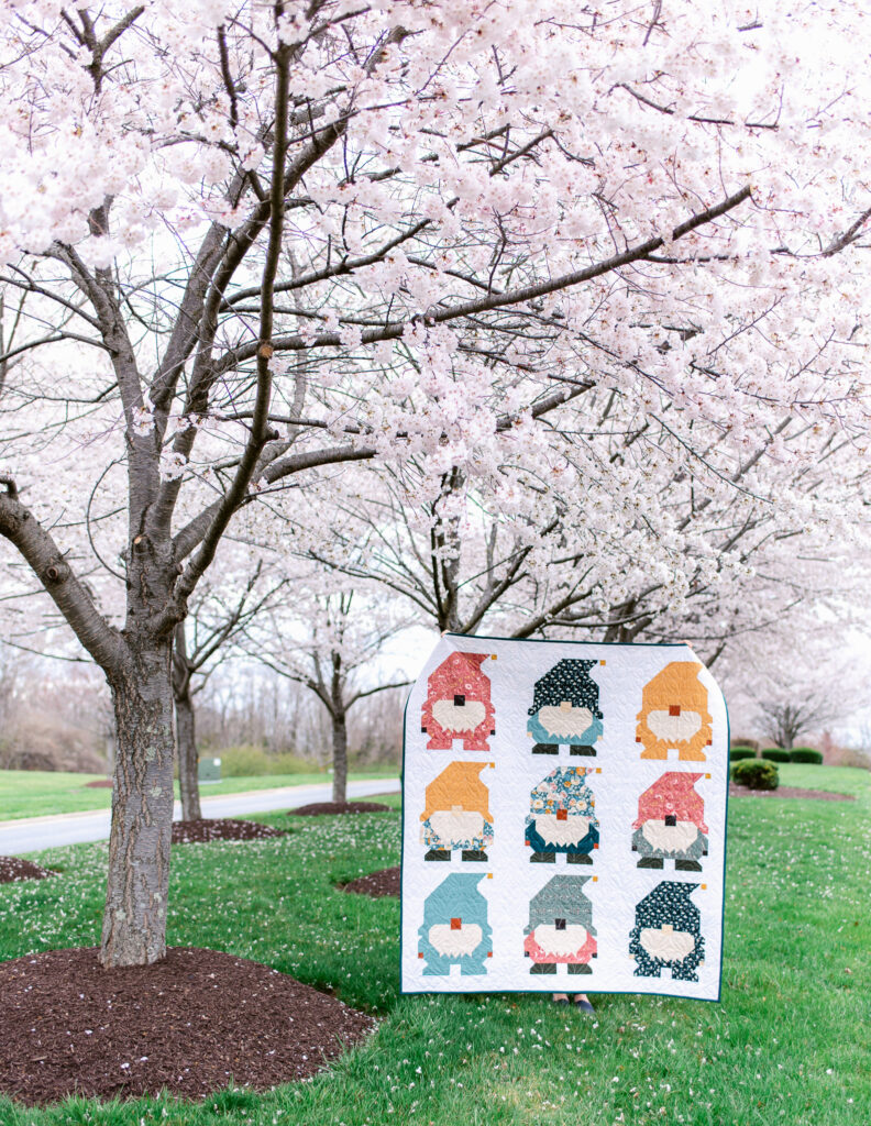 Chillin' With My Gnomies PDF Modish Quilter gnome quilt pattern